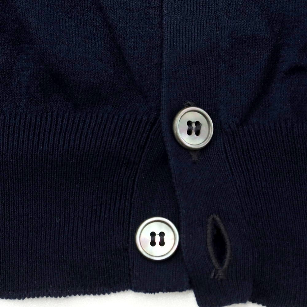 [Used] GRAN SASSO Cotton Cardigan Navy [54] [Condition Rank B] ​​[Men&