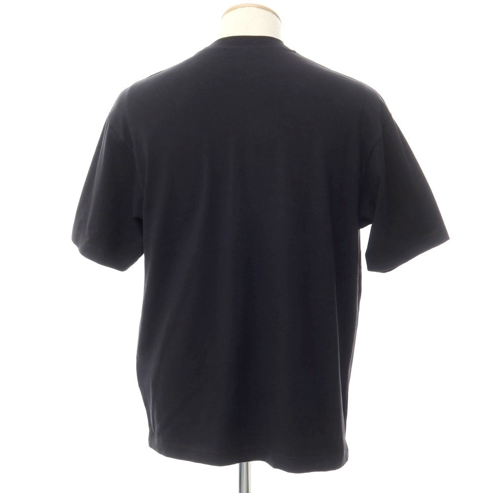 [Used] Acne Studios Stretch Cotton Printed Short Sleeve T-Shirt Black [XS] [Condition Rank B] ​​[Men&