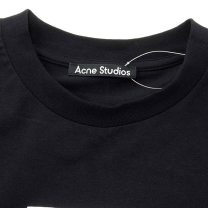 [Used] Acne Studios Stretch Cotton Printed Short Sleeve T-Shirt Black [XS] [Condition Rank B] ​​[Men&