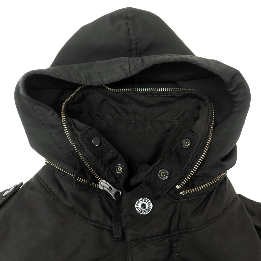 【中古】ストーンアイランド STONE ISLAND ポリエステルナイロン モッズコート ブラック系【 L 】【 状態ランクC 】【 メンズ 】
[CPD]