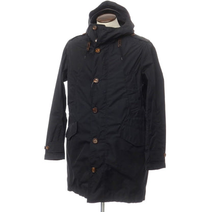 [Used] Moncler MONCLER polyester nylon hooded coat navy [4] [Condition rank C] [Men&