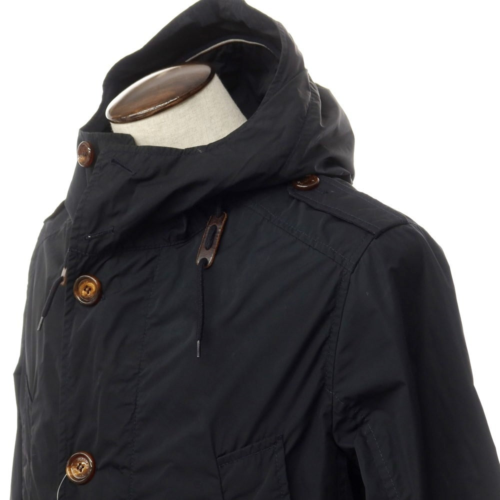 [Used] Moncler MONCLER polyester nylon hooded coat navy [4] [Condition rank C] [Men&