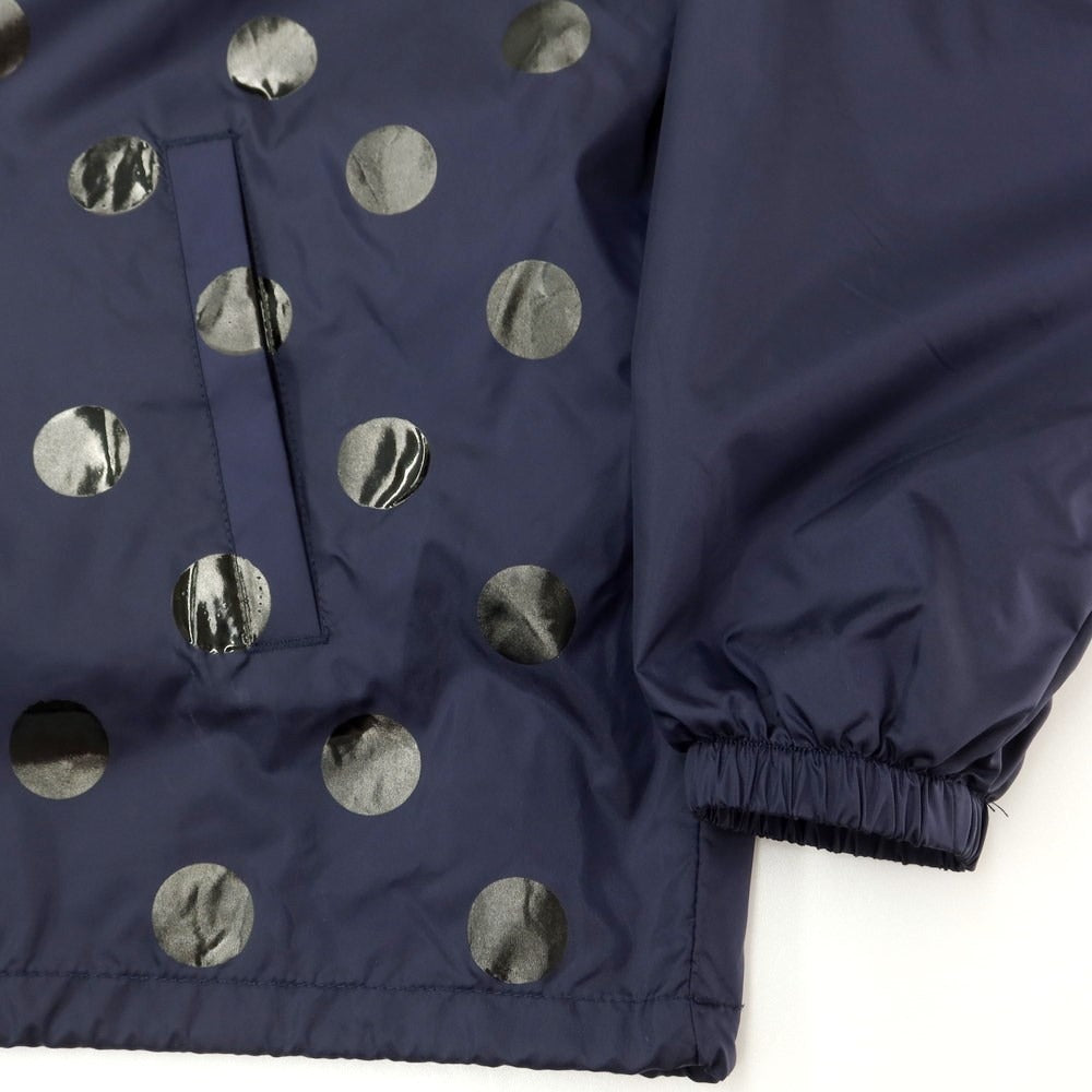 [Used] CDG nylon polka dot coach jacket blouson navy [XL] [Condition rank B] [Men&