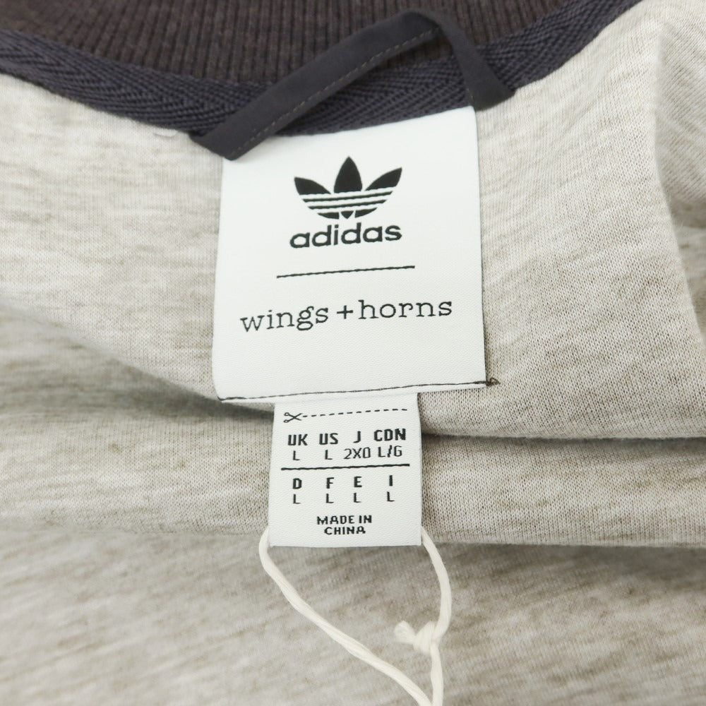 【中古】アディダス adidas wings+horns ポリエステル ジップアップ ブルゾン グレー【 2XO 】【 状態ランクA 】【 メンズ 】
[BPD]