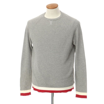 [Used] ZANONE Cotton Crew Neck Pullover Knit Grey [50] [Condition Rank B] [Men&