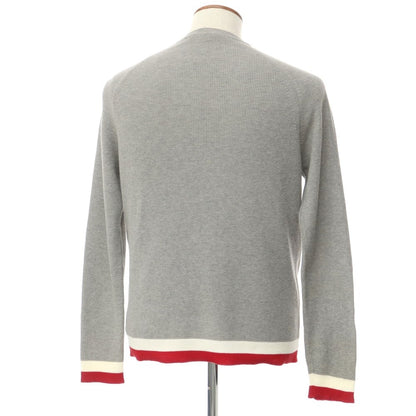 [Used] ZANONE Cotton Crew Neck Pullover Knit Grey [50] [Condition Rank B] [Men&