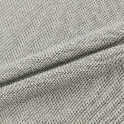 [Used] ZANONE Cotton Crew Neck Pullover Knit Grey [50] [Condition Rank B] [Men&