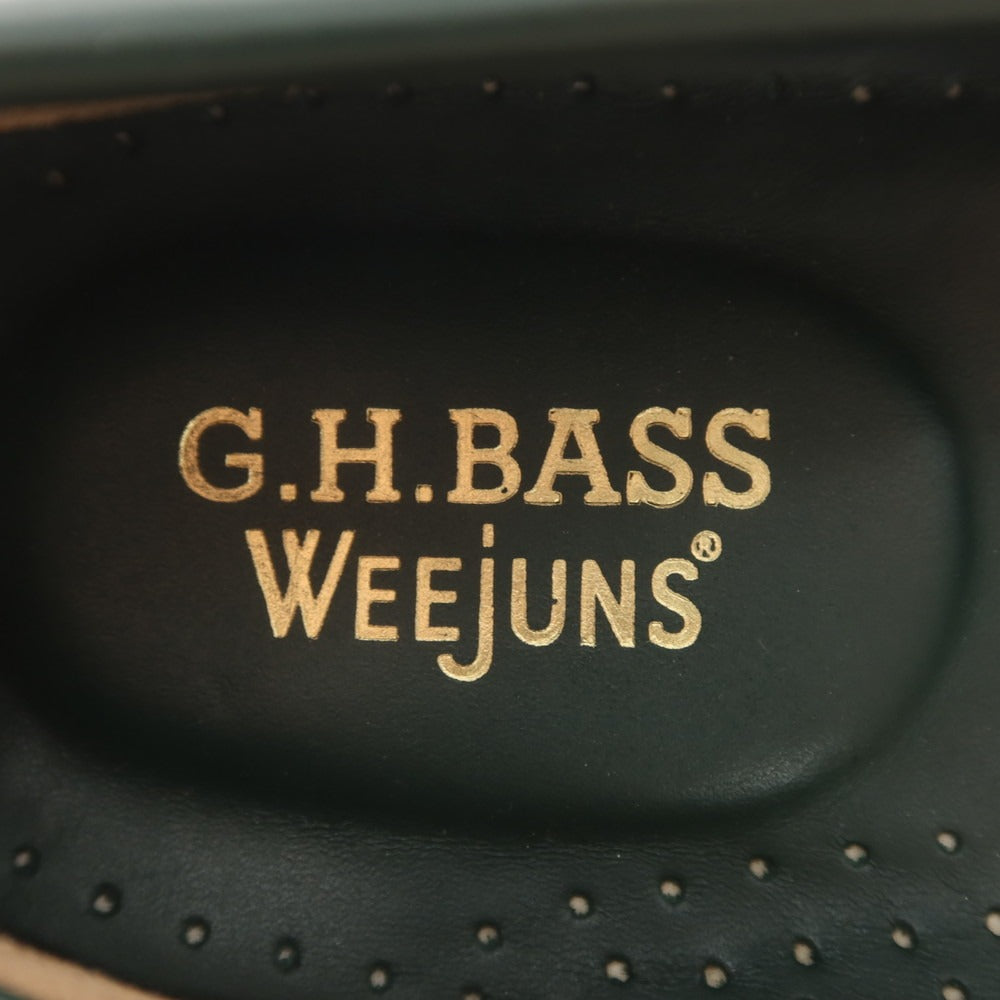 【中古】ジーエイチバス G.H.BASS&amp;CO. WEEJUNS コンビ ペニーローファー グリーンxホワイト【 8 1/2 】【 状態ランクB 】【 メンズ 】
[APD]