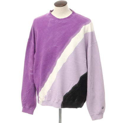 [Used] NOMA td Cotton Crew Neck Sweatshirt Purple x White [Size 5] [PUP] [A/W] [Condition Rank C] [Men&