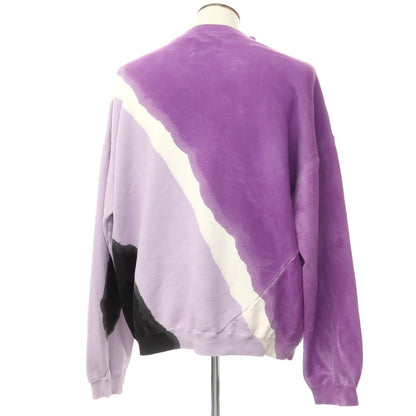 [Used] NOMA td Cotton Crew Neck Sweatshirt Purple x White [Size 5] [PUP] [A/W] [Condition Rank C] [Men&