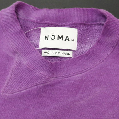 [Used] NOMA td Cotton Crew Neck Sweatshirt Purple x White [Size 5] [PUP] [A/W] [Condition Rank C] [Men&