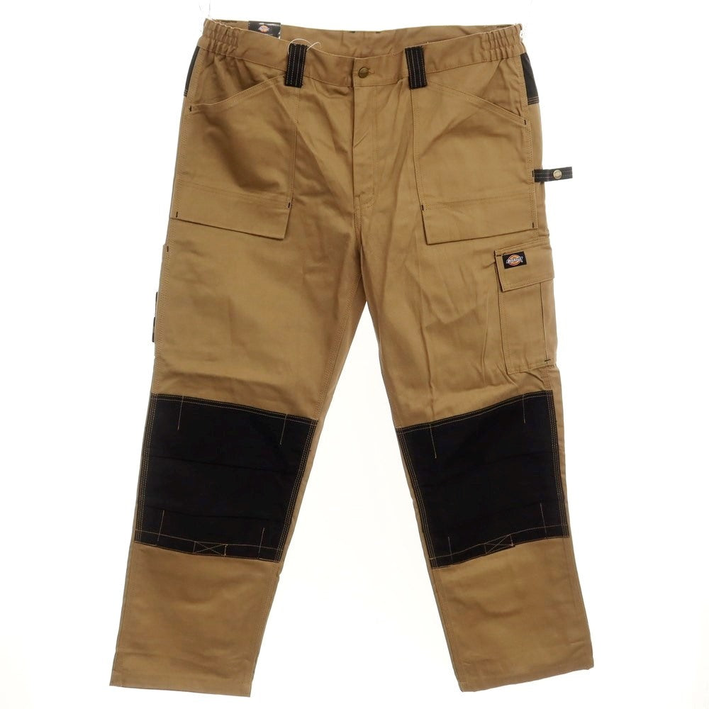 【中古】【未使用】ディッキーズ Dickies ツイルコットン ペインターパンツ ブラウンxブラック【 42 】【 状態ランクS 】【 メンズ 】