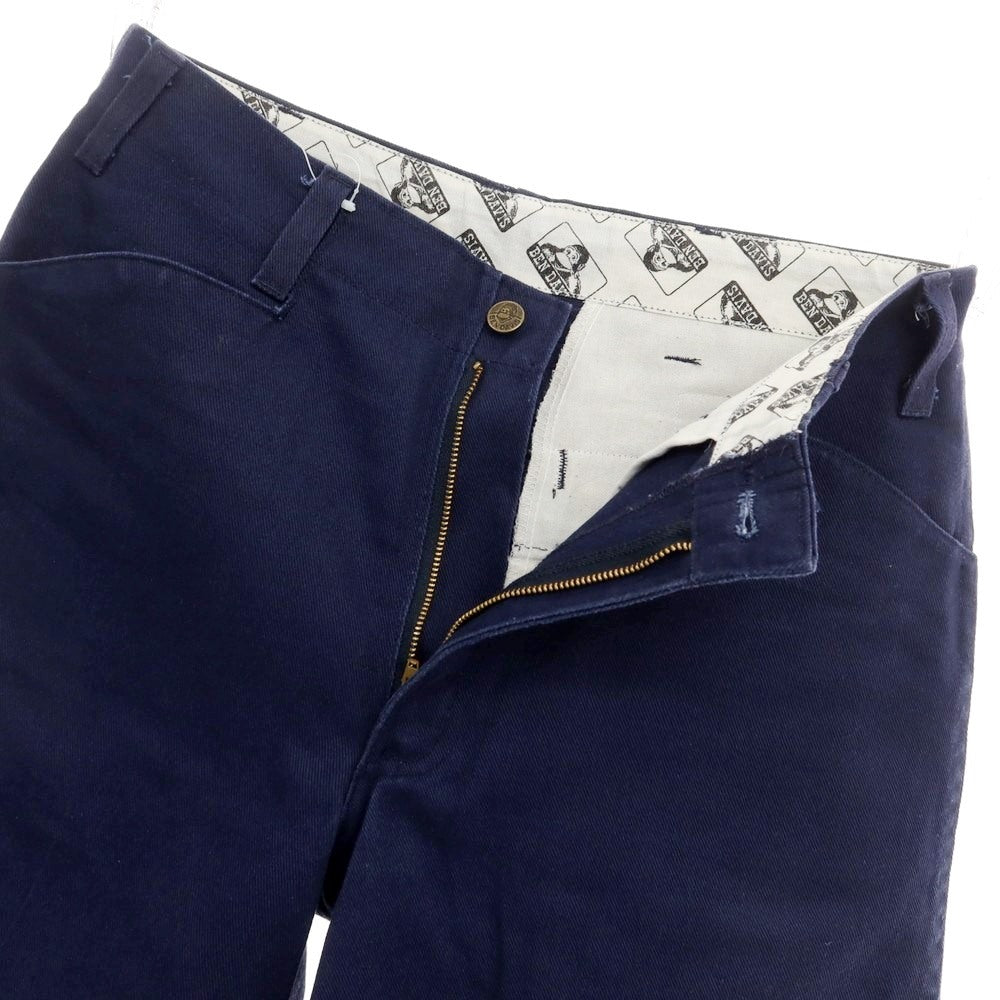 [Used] Ben Davis BEN DAVIS Twill polyester cotton shorts Navy [32] [Condition rank C] [Men&