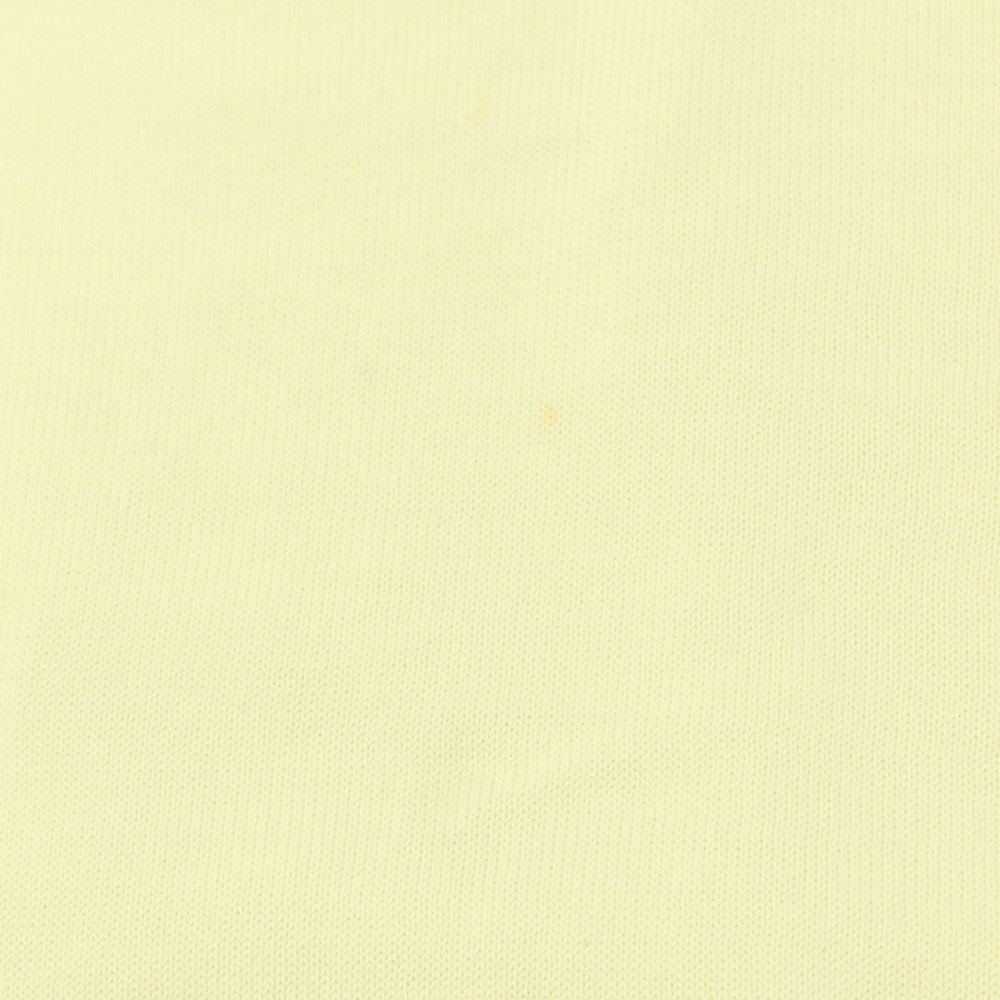 [Used] Luigi Borrelli Cotton V-neck pullover knit light yellow [Size 50] [YEL] [S/S] [Condition rank C] [Men&