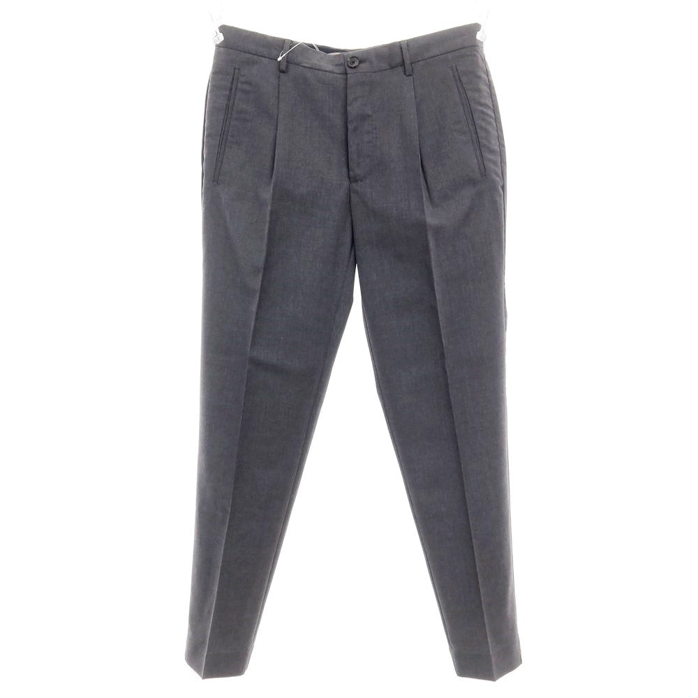 [Used] INCOTEX Wool Dress Slacks Pants, Grey [48] [Condition Rank B] [Men&