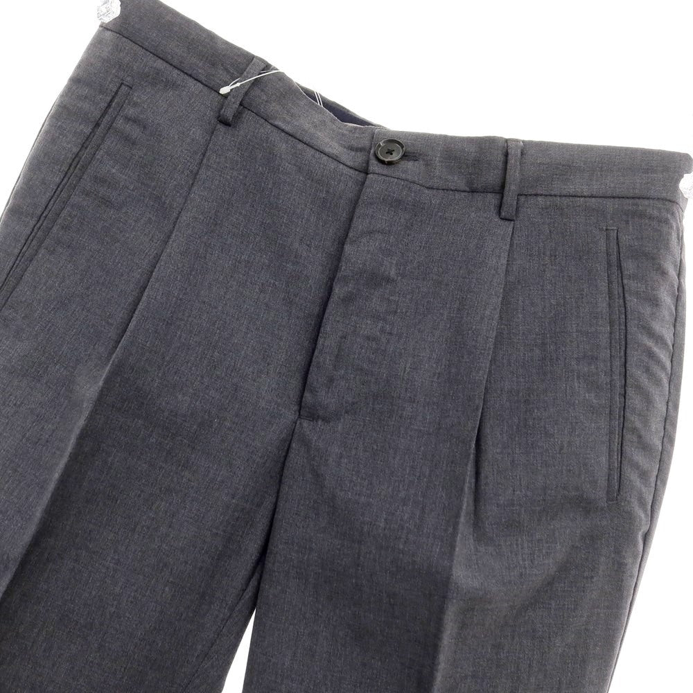 [Used] INCOTEX Wool Dress Slacks Pants, Grey [48] [Condition Rank B] [Men&