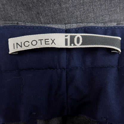 [Used] INCOTEX Wool Dress Slacks Pants, Grey [48] [Condition Rank B] [Men&