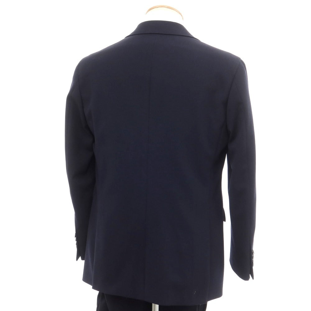 [Used] UNIVERSAL LANGUAGE Polyester wool set-up double-breasted suit Navy [S] [Condition rank B] ​​[Men&