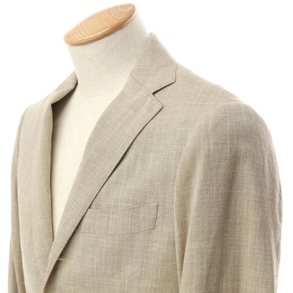 [Used] UNIVERSAL LANGUAGE Wool Silk Tailored Jacket Beige [42] [Condition Rank B] ​​[Men&