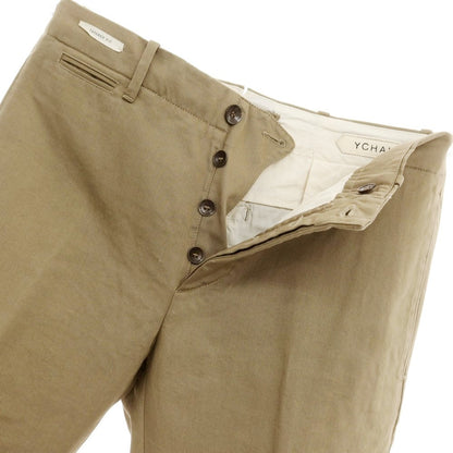 [Used] YCHAI Stretch Cotton Casual Slacks Pants Khaki Beige [30] [Condition Rank B] [Men&