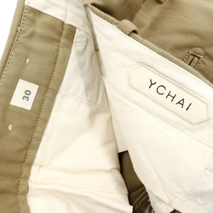 [Used] YCHAI Stretch Cotton Casual Slacks Pants Khaki Beige [30] [Condition Rank B] [Men&