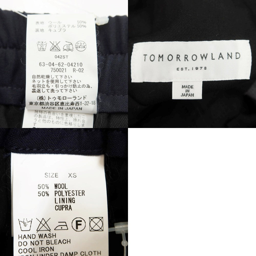 【中古】トゥモローランド TOMORROWLAND ウールポリエステル イージー カジュアルスラックスパンツ ダークグレー【サイズXS】【GRY】【S/S】【状態ランクB】【メンズ】【759483】
[BPD]