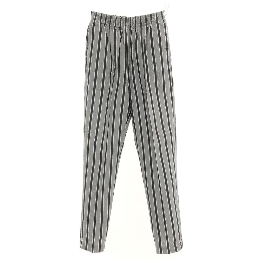 [Used] UNITED ARROWS Cotton Linen Striped Easy Pants Charcoal x White [Size S] [GRY] [S/S] [Condition Rank B] [Men&