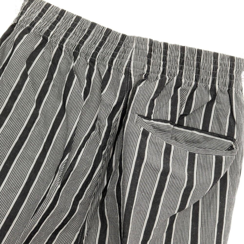 [Used] UNITED ARROWS Cotton Linen Striped Easy Pants Charcoal x White [Size S] [GRY] [S/S] [Condition Rank B] [Men&