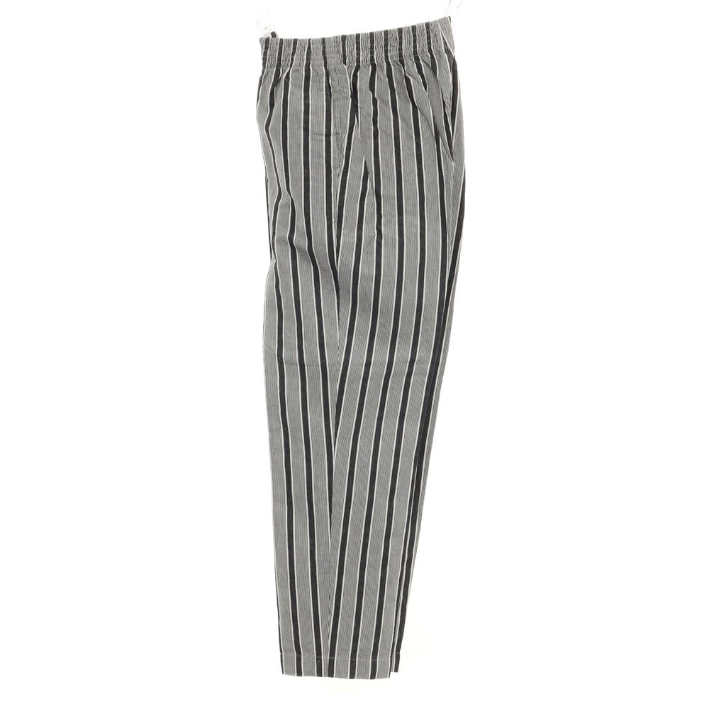 [Used] UNITED ARROWS Cotton Linen Striped Easy Pants Charcoal x White [Size S] [GRY] [S/S] [Condition Rank B] [Men&