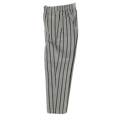 [Used] UNITED ARROWS Cotton Linen Striped Easy Pants Charcoal x White [Size S] [GRY] [S/S] [Condition Rank B] [Men&