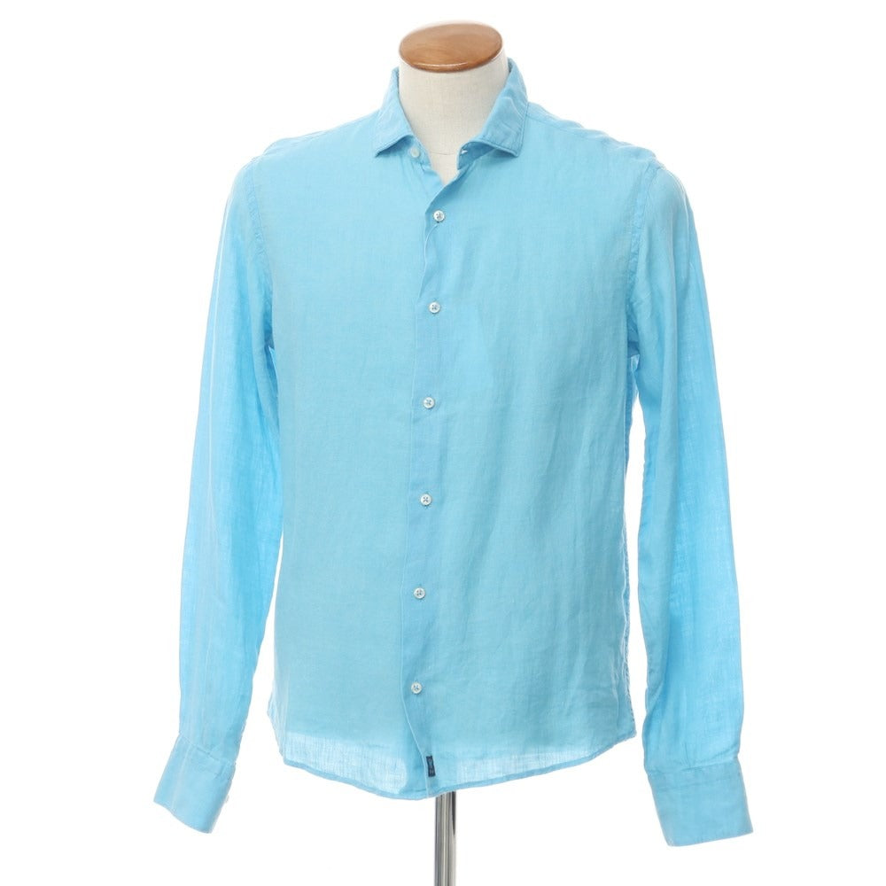 [Used] Brouback Linen Casual Shirt Light Blue [40] [Condition Rank D] [Men&