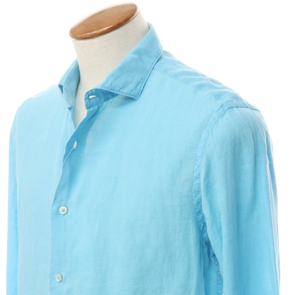 [Used] Brouback Linen Casual Shirt Light Blue [40] [Condition Rank D] [Men&