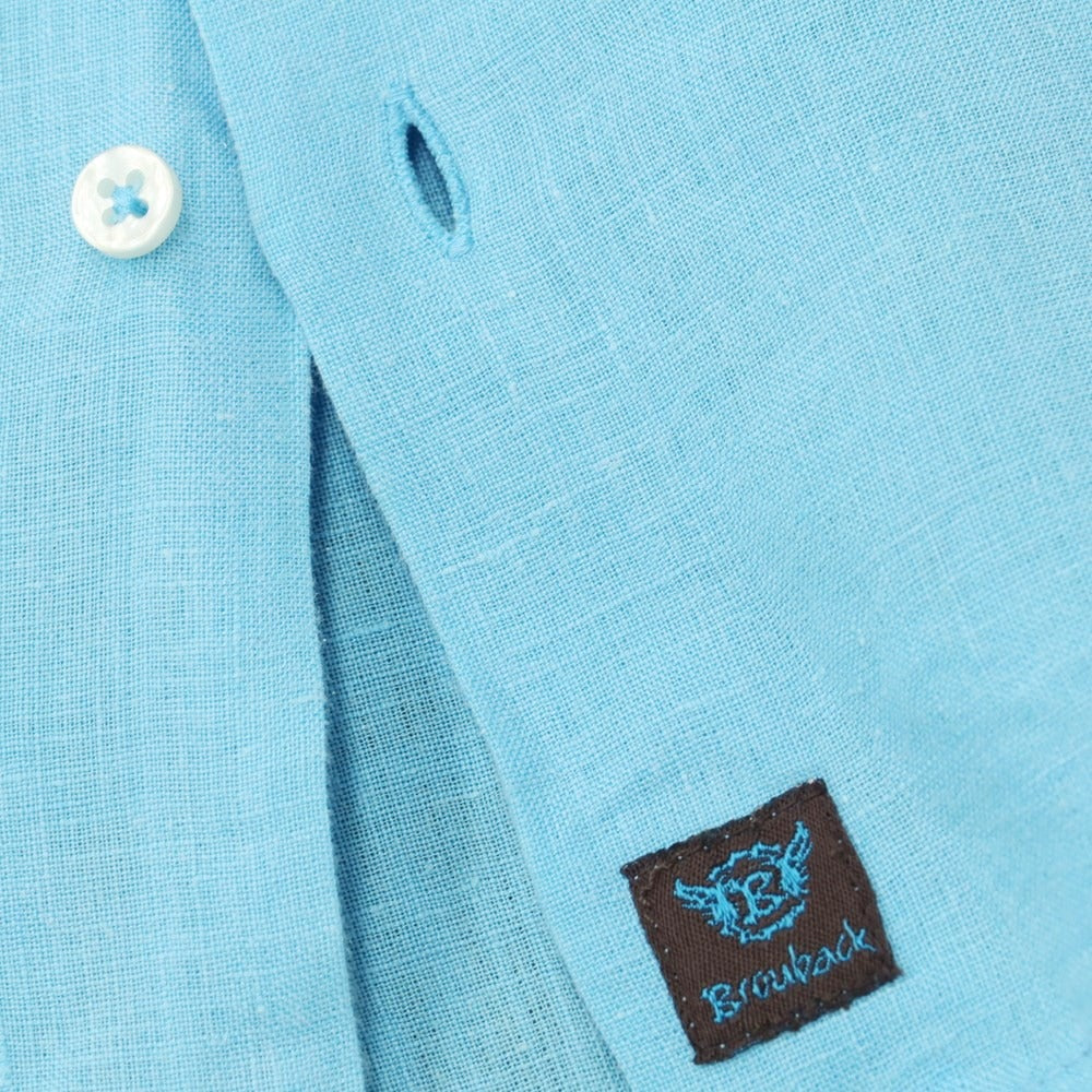 [Used] Brouback Linen Casual Shirt Light Blue [40] [Condition Rank D] [Men&