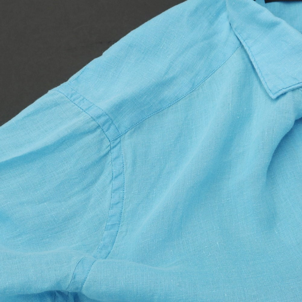 [Used] Brouback Linen Casual Shirt Light Blue [40] [Condition Rank D] [Men&