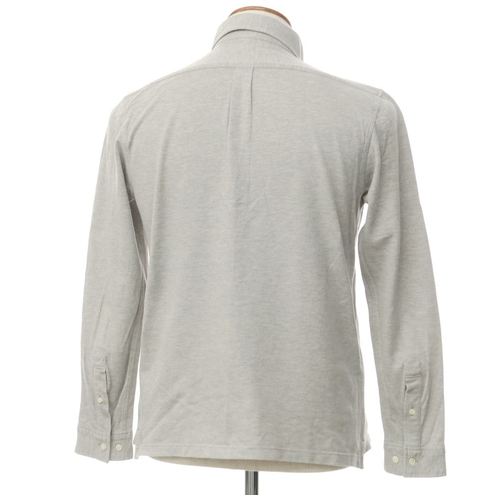 [Used] LACOSTE Cotton Long Sleeve Polo Shirt Grey [Size 4] [GRY] [S/S/A/W] [Condition Rank B] [Men&