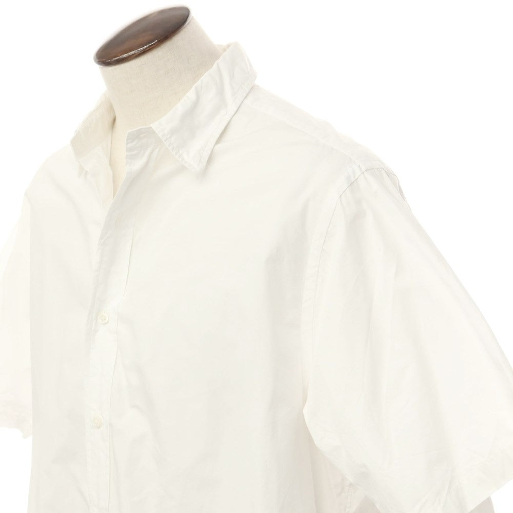 [Used] LE Wide Silhouette Button-down Short Sleeve Shirt White [EXWIDE 3] [Condition Rank B] [Men&