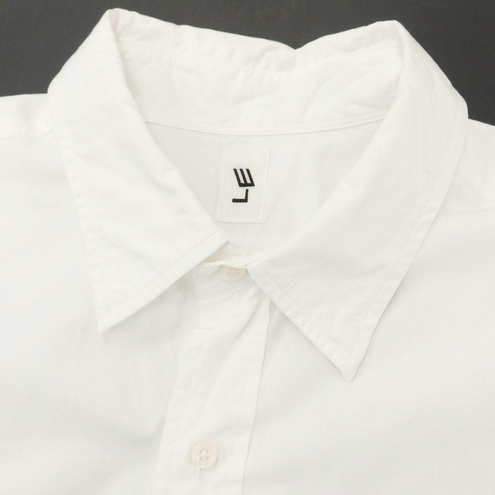 [Used] LE Wide Silhouette Button-down Short Sleeve Shirt White [EXWIDE 3] [Condition Rank B] [Men&