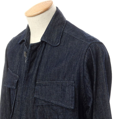 [Used] GUY ROVER × FORTELA denim shirt jacket blouson navy [XS] [Condition rank B] [Men&