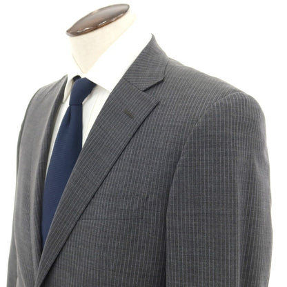 [Used] NEWYORKER Wool Polyester Striped 2-Button Suit Dark Gray x Lavender [A6] [Condition Rank B] ​​[Men&