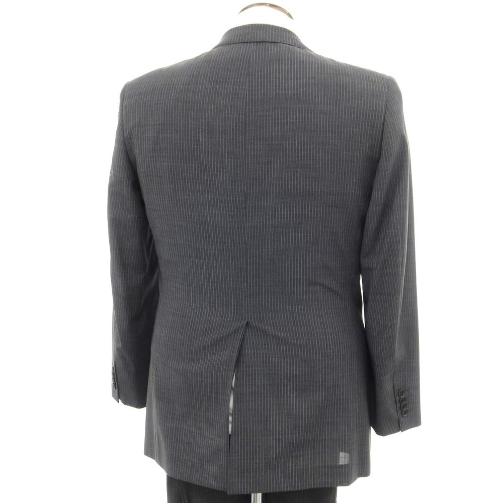 [Used] NEWYORKER Wool Polyester Striped 2-Button Suit Dark Gray x Lavender [A6] [Condition Rank B] ​​[Men&