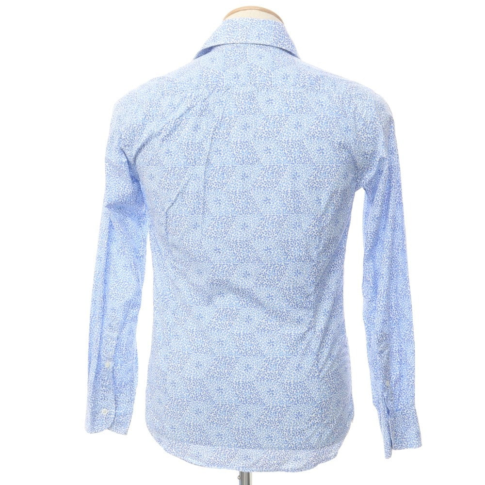 [Used] ORIAN Small Floral Casual Shirt White x Blue [XS] [Condition Rank B] [Men&