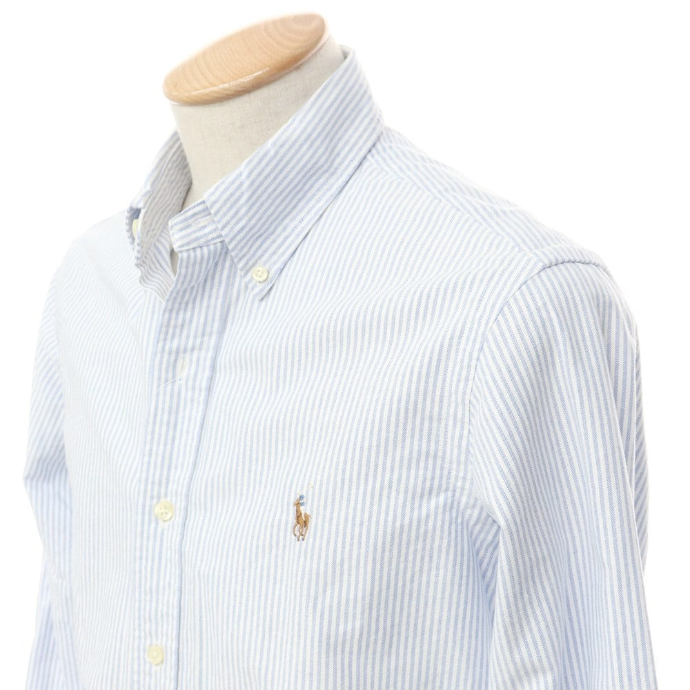 [Used] Ralph Lauren Oxford Stripe Button-down Shirt White x Blue [S] [Condition Rank B] ​​[Men&