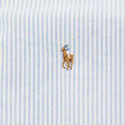 [Used] Ralph Lauren Oxford Stripe Button-down Shirt White x Blue [S] [Condition Rank B] ​​[Men&