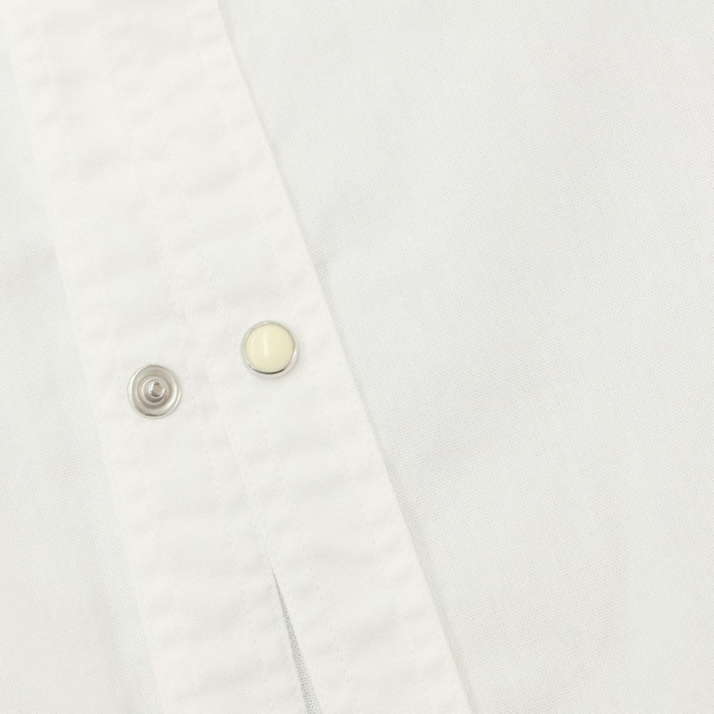 [Used] BOLZONELLA Cotton Western Shirt White [37] [Condition Rank B] [Men&