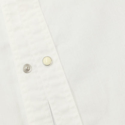 [Used] BOLZONELLA Cotton Western Shirt White [37] [Condition Rank B] [Men&