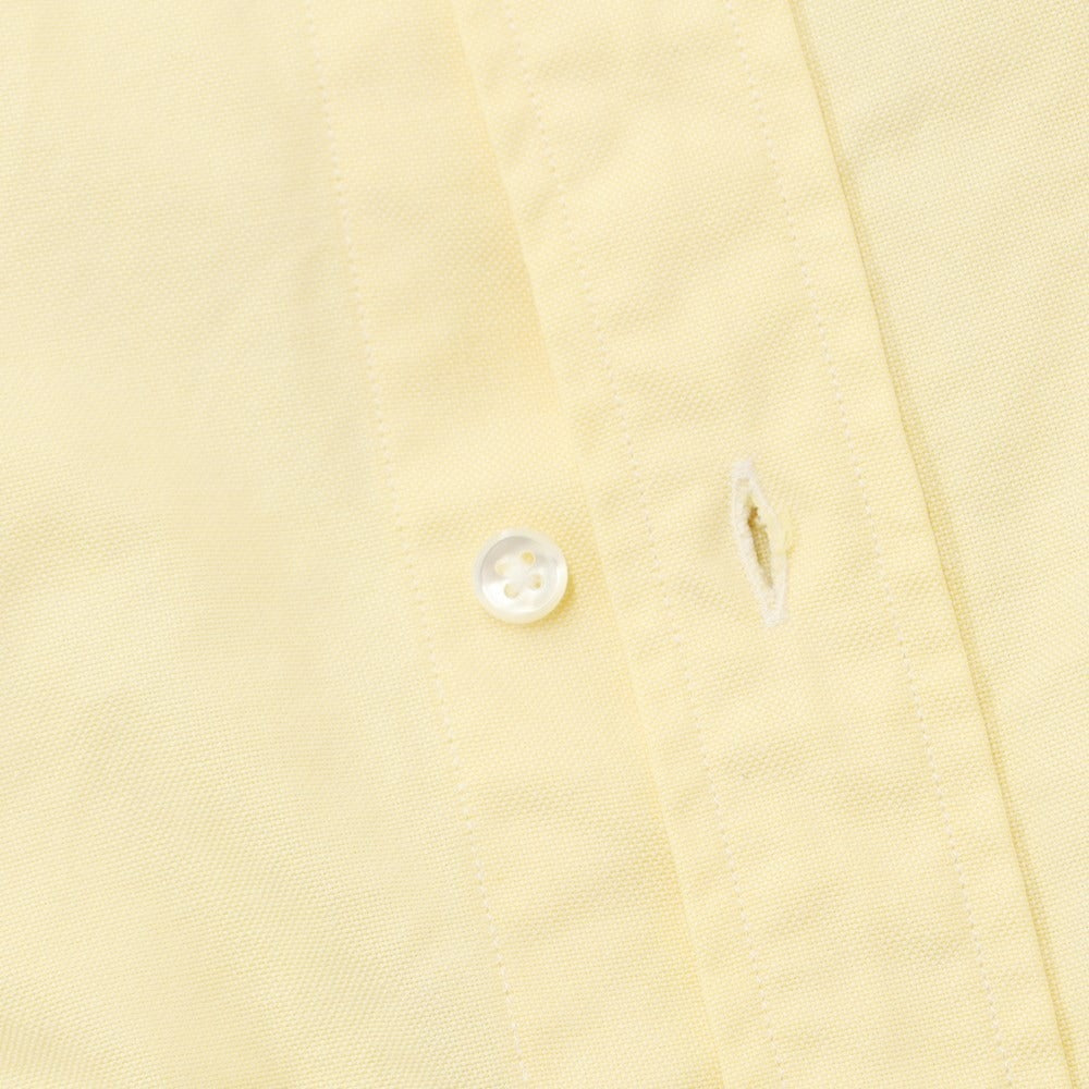 [Used] EDIFICE Oxford cotton button-down shirt, yellow [44] [Condition rank A] [Men&