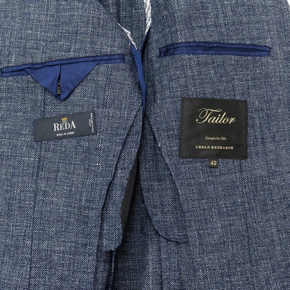 [Used] URBAN RESEARCH Linen wool 3B casual jacket, navy [Size 42] [NVY] [S/S] [Condition rank B] ​​[Men&