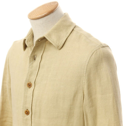 [Used] LARDINI Linen Casual Shirt Beige [42] [Condition Rank B] [Men&