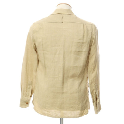 [Used] LARDINI Linen Casual Shirt Beige [42] [Condition Rank B] [Men&