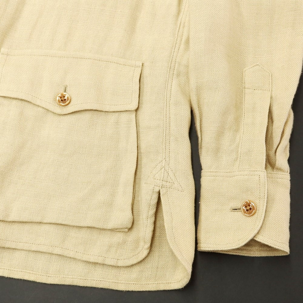 [Used] LARDINI Linen Casual Shirt Beige [42] [Condition Rank B] [Men&